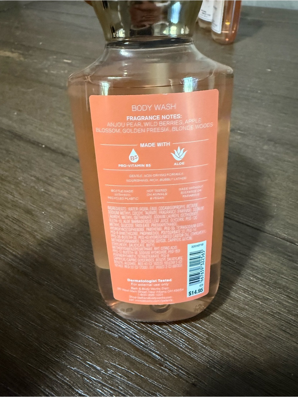 Bath & Body Works Pearberry Shower Gel Bottles - Never opened. - Picture 2 of 3